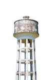 De toren van de watertank oud voor landbouw op witte die achtergrond op witte weg wordt geïsoleerd als achtergrond en het knippen royalty-vrije stock foto's De toren van de watertank oud voor landbouw op witte die achtergrond op witte weg wordt geïsoleerd als achtergrond en het knippen royalty-vrije stock foto's