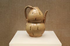 de uitstekende Chinese traditionele fles van het pompoenwater, Chinese pompoenfles stock foto de uitstekende Chinese traditionele fles van het pompoenwater, Chinese pompoenfles stock foto
