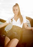 De uitstekende vrouw van de manier stock foto's De uitstekende vrouw van de manier stock foto's