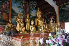 De van het de Tempelboeddhisme van Boedha Thailand Godsdienst van de de Gods Gouden Reis royalty-vrije stock afbeelding De van het de Tempelboeddhisme van Boedha Thailand Godsdienst van de de Gods Gouden Reis royalty-vrije stock afbeelding