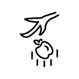 De vector van het ernstpictogram op witte achtergrond, Ernstteken wordt geïsoleerd dat vector illustratie De vector van het ernstpictogram op witte achtergrond, Ernstteken wordt geïsoleerd dat vector illustratie