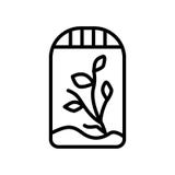 De vector van het Herpetariumpictogram op witte achtergrond, Herpetariu wordt geïsoleerd die stock illustratie De vector van het Herpetariumpictogram op witte achtergrond, Herpetariu wordt geïsoleerd die stock illustratie