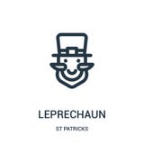 de vector van het kabouterpictogram van st patricks inzameling De dunne van het het overzichtspictogram van de lijnkabouter vecto vector illustratie de vector van het kabouterpictogram van st patricks inzameling De dunne van het het overzichtspictogram van de lijnkabouter vecto vector illustratie