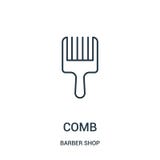 de vector van het kampictogram van de inzameling van de kapperswinkel De dunne van het het overzichtspictogram van de lijnkam vec stock illustratie de vector van het kampictogram van de inzameling van de kapperswinkel De dunne van het het overzichtspictogram van de lijnkam vec stock illustratie