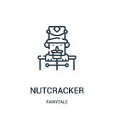de vector van het notekrakerpictogram van fairytaleinzameling De dunne van het het overzichtspictogram van de lijnnotekraker vect vector illustratie de vector van het notekrakerpictogram van fairytaleinzameling De dunne van het het overzichtspictogram van de lijnnotekraker vect vector illustratie