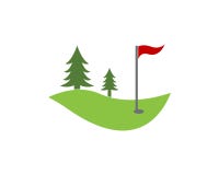 De vector van het het pictogramembleem van het golfgebied royalty-vrije illustratie De vector van het het pictogramembleem van het golfgebied royalty-vrije illustratie