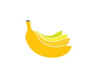 De vectorillustratie van het banaanembleem stock illustratie De vectorillustratie van het banaanembleem stock illustratie