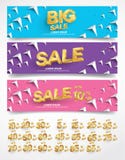 De verkoopbanners voorzien abstract geometrisch diagonaal concept royalty-vrije illustratie De verkoopbanners voorzien abstract geometrisch diagonaal concept royalty-vrije illustratie