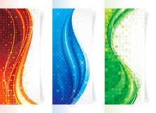 De verticale Banners van de Kromme royalty-vrije illustratie De verticale Banners van de Kromme royalty-vrije illustratie