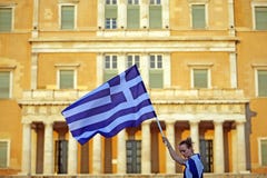 De vlag van Griekenland De vlag van Griekenland