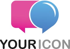 De vormpictogram/embleem van Callout Royalty-vrije Stock Afbeelding De vormpictogram/embleem van Callout Royalty-vrije Stock Afbeelding