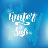 De winter het winkelen het malplaatje van de verkoopvlieger met het van letters voorzien In leuke achtergrond Affiche, kaart, eti stock illustratie De winter het winkelen het malplaatje van de verkoopvlieger met het van letters voorzien In leuke achtergrond Affiche, kaart, eti stock illustratie