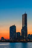 De Zonsondergang van Seoel royalty-vrije stock afbeelding De Zonsondergang van Seoel royalty-vrije stock afbeelding