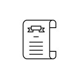 death certificate outline icon. detailed set of death illustrations icons. can be used for web, logo, mobile app, UI, UX royalty free illustration death certificate outline icon. detailed set of death illustrations icons. can be used for web, logo, mobile app, UI, UX royalty free illustration