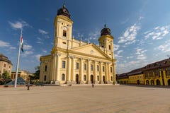 04 12 2017 - Debrecen, Hongrie, vue du centre de la ville, beau paysage de ville photo stock 04 12 2017 - Debrecen, Hongrie, vue du centre de la ville, beau paysage de ville photo stock