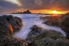 December Sunset Royalty Free Stock Images December Sunset Royalty Free Stock Images
