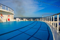Deck Of A Cruise Liner Royalty Free Stock Images