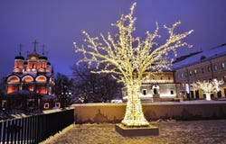 Decoraciones de la Navidad y del Año Nuevo 2019 en el parque de Zaryadye en Moscú Decoraciones de la Navidad y del Año Nuevo 2019 en el parque de Zaryadye en Moscú