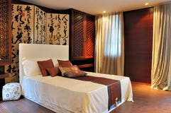 Decorated Bedroom In Oriental Luxury Style Royalty Free Stock Images Decorated Bedroom In Oriental Luxury Style Royalty Free Stock Images