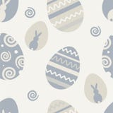 Vector seamless pattern on the theme of Easter and spring. Cartoon illustration vector illustration Vector seamless pattern on the theme of Easter and spring. Cartoon illustration vector illustration