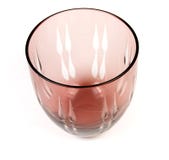 Decorative Pink Glass Stock Photo