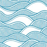 Decorative seamless pattern. Vector illustration with abstract waves or dunes. vector illustration Decorative seamless pattern. Vector illustration with abstract waves or dunes. vector illustration