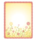 Decorative Spring Floral Paper Background