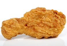 Deep fried fast food, spring chicken in golden batter