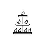 deepam Diwali festival lamps icon on white background. Diwali Hindu festival elements for graphic and web design on white backgrou stock illustration deepam Diwali festival lamps icon on white background. Diwali Hindu festival elements for graphic and web design on white backgrou stock illustration