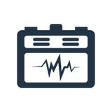 Defibrillator icon vector isolated on white background, Defibril vector illustration Defibrillator icon vector isolated on white background, Defibril vector illustration