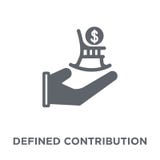 Defined contribution pension icon from Defined contribution pens royalty free illustration Defined contribution pension icon from Defined contribution pens royalty free illustration