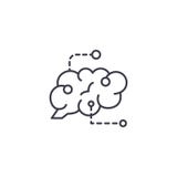 Defining the goals linear icon concept. Defining the goals line vector sign, symbol, illustration. royalty free illustration Defining the goals linear icon concept. Defining the goals line vector sign, symbol, illustration. royalty free illustration