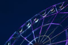 Defocused колесо ferris с красочными светами, запачкает абстрактную предпосылку amuser стоковое изображение Defocused колесо ferris с красочными светами, запачкает абстрактную предпосылку amuser стоковое изображение