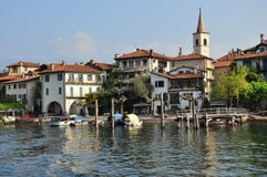Dei Pescatori de Isola, Stresa. Lago Maggiore, Itália foto de stock royalty free Dei Pescatori de Isola, Stresa. Lago Maggiore, Itália foto de stock royalty free
