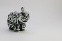 Dekorativer Elefant in Schwarzweiss lizenzfreie stockbilder Dekorativer Elefant in Schwarzweiss lizenzfreie stockbilder