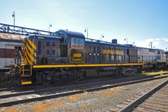 Lackawanna Railroad diesel locomotive, Scranton, PA, USA royalty free stock photography Lackawanna Railroad diesel locomotive, Scranton, PA, USA royalty free stock photography