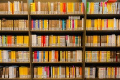 Library bookshelf`s in the community library in the city of Delft royalty free stock photo Library bookshelf`s in the community library in the city of Delft royalty free stock photo