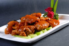 Delicious Marinated Trotters Dishes Close-up Stock Image Delicious Marinated Trotters Dishes Close-up Stock Image