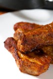 Delicious spicy barbecue ribs stock photography Delicious spicy barbecue ribs stock photography