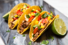 Delicious Tacos Stock Photography