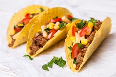 Delicious Tacos Stock Photography