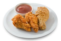 Delocious Fried Chicken Wings profond avec de la sauce photos stock Delocious Fried Chicken Wings profond avec de la sauce photos stock