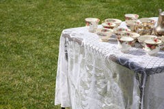 deltagaretabelltea arkivbilder deltagaretabelltea arkivbilder
