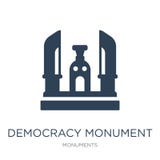 democracy monument icon in trendy design style. democracy monument icon isolated on white background. democracy monument vector stock illustration democracy monument icon in trendy design style. democracy monument icon isolated on white background. democracy monument vector stock illustration