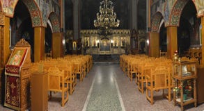 Den grekiska ortodoxa kyrkan Royaltyfri Foto Den grekiska ortodoxa kyrkan Royaltyfri Foto