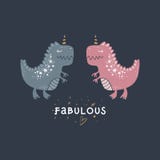 Den gulliga vektorn behandla som ett barn dinosauriekonst Barnkammareillustration stock illustrationer Den gulliga vektorn behandla som ett barn dinosauriekonst Barnkammareillustration stock illustrationer