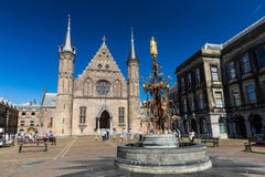 View of the Inner Court or Binnenhof a complex of buildings in t Royalty Free Stock Image View of the Inner Court or Binnenhof a complex of buildings in t Royalty Free Stock Image