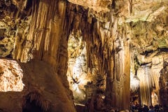 Den hypnotisera naturliga under av Luray Caverns arkivbild Den hypnotisera naturliga under av Luray Caverns arkivbild