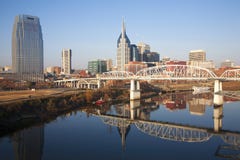 Den Nashville horisonten royaltyfri bild Den Nashville horisonten royaltyfri bild