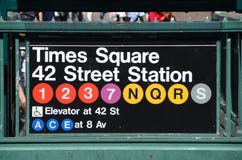 New York City gångtunneltider kvadrerar posterar royaltyfria foton New York City gångtunneltider kvadrerar posterar royaltyfria foton